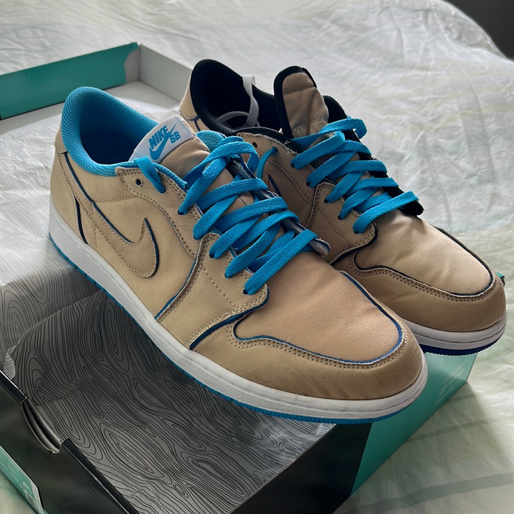 Nike Sb Air Jordan 1 Low Qs Desert Ore
